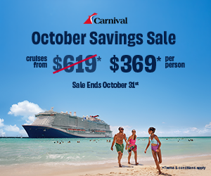 Carnival Fall Fun and Savings - Special cruise offer
